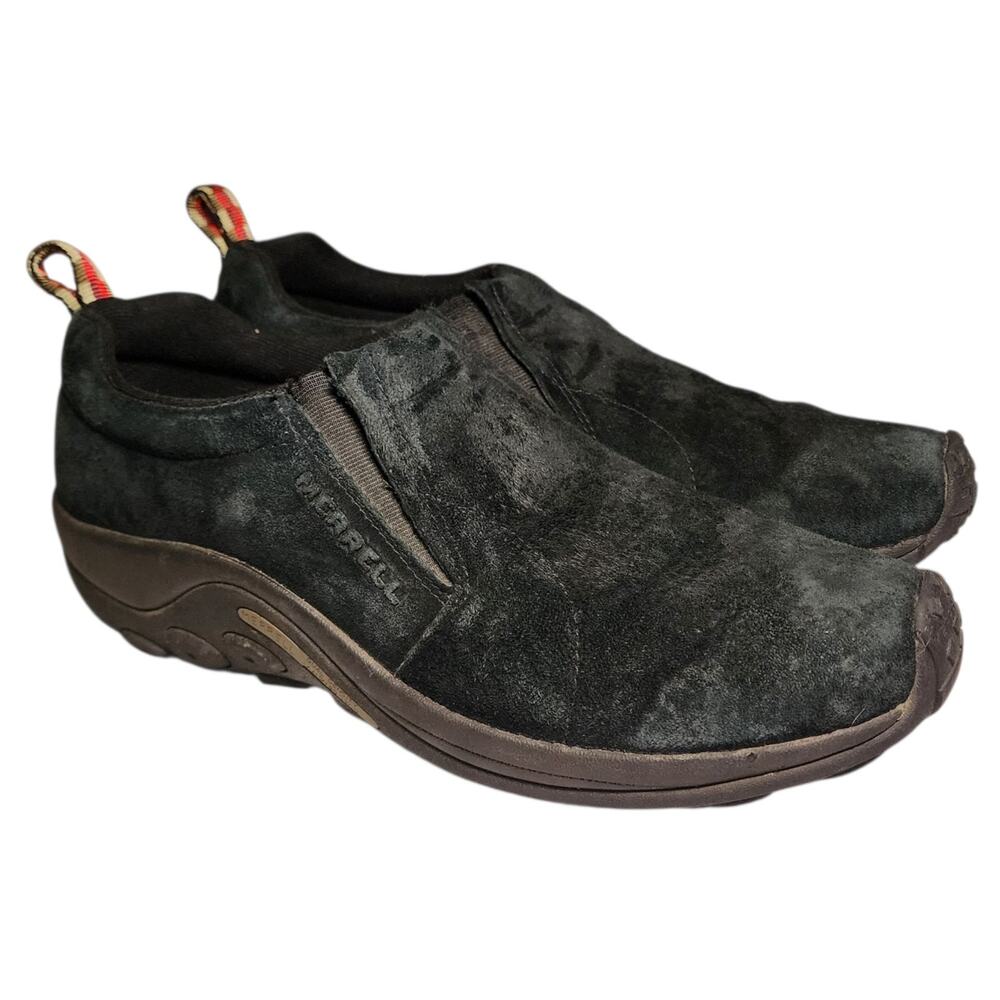 Merrell Jungle Moc Shoes Mens Size 14 Black Classic Slip On Comfort J60825